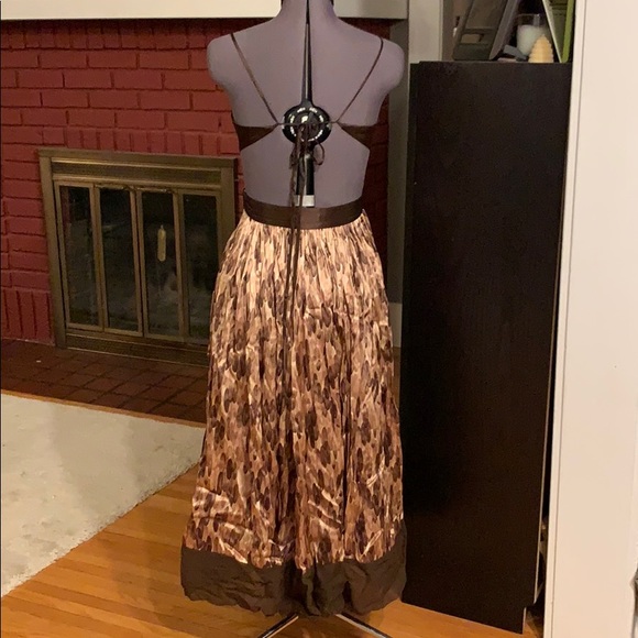 NWOT BCBG silk butterfly dress - Picture 2 of 3